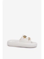 Dámské Pěnové Pantofle S  Bílé model 21697203 - VINCEZA