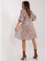 LK SK 509388 šaty.88 tmavo lila