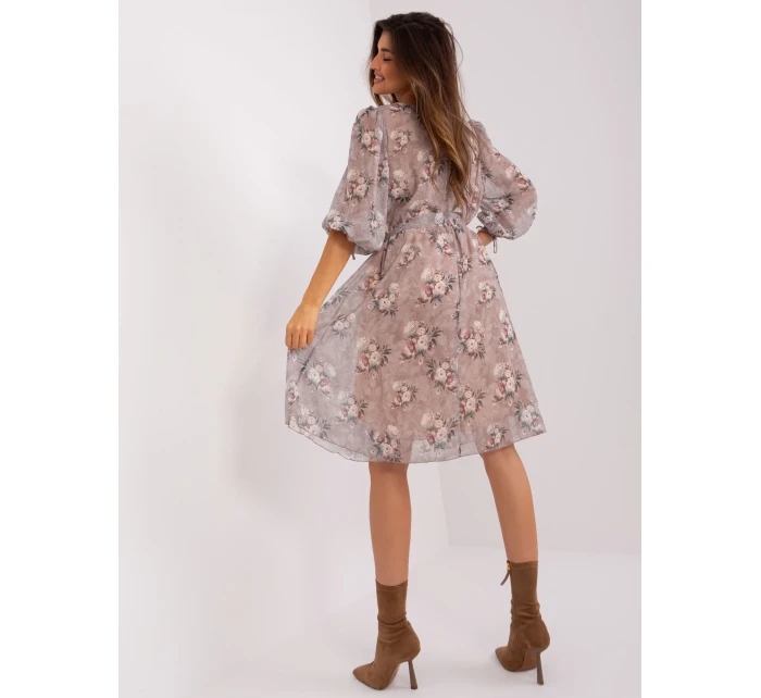 LK SK 509388 šaty.88 tmavo lila