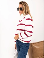Bluza RV BL model 22401106 biało czerwony - FPrice Bluza RV BL model 22401106 biało czerwony - FPrice