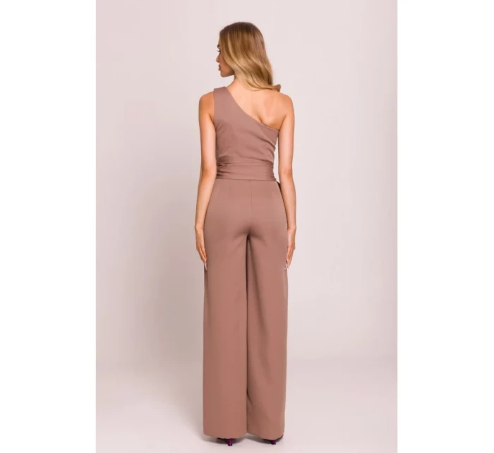 Kombinéza na jedno rameno se mocca model 20970556 - Moe Kombinéza na jedno rameno se mocca model 20970556 - Moe