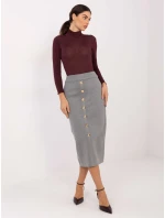 Dámská sukně PM SD model 21915140 šedá - FPrice