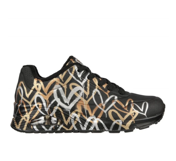 Topánky Skechers Uno Metallic Love W 155523/BKGD