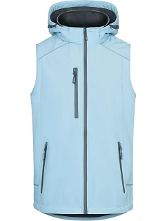 Pánská 3vrstvá softshellová vesta 40. ice blue model 22517290 - Promodoro