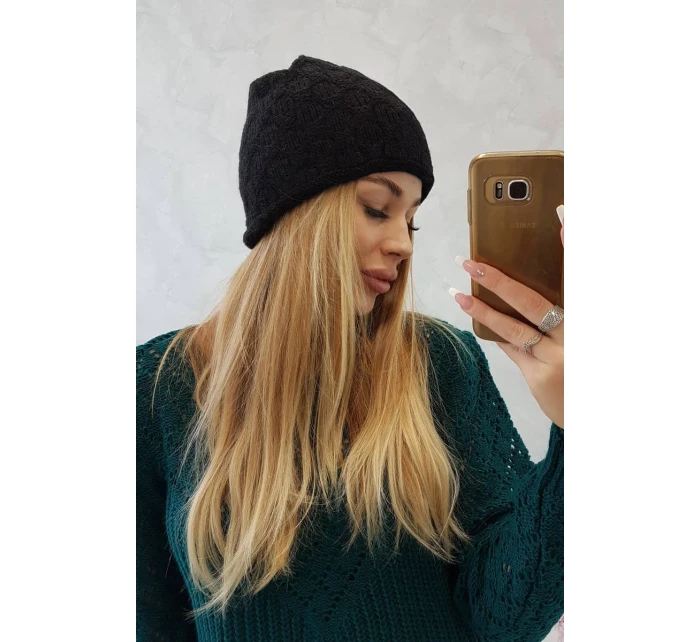 Čiapka Agata K222 čierna