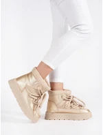 Stylové sněhule dámské Jasnobeżowy platforma Stylové sněhule dámské Jasnobeżowy platforma