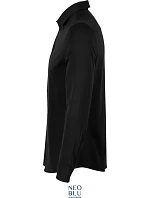Men Košile s dlouhým rukávem deep black model 22499694 - NEOBLU Men Košile s dlouhým rukávem deep black model 22499694 - NEOBLU