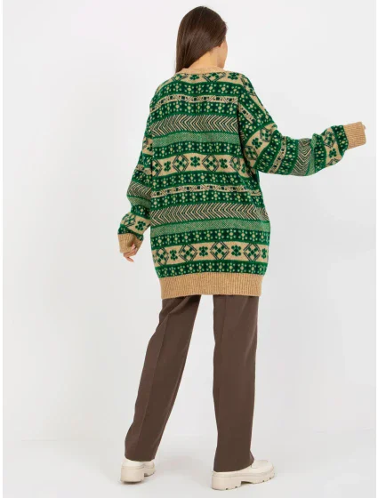Dámský svetr EM SW  zelený model 17800019 - FPrice