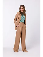 model 18360094 Halenka bez rukávů béžová - STYLOVE model 18360094 Halenka bez rukávů béžová - STYLOVE