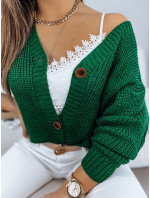 Dámsky sveter MINISTRAL zelený Dstreet MY1616