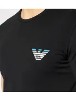 Pánske tričko krátky rukáv - 110853 2R525 00020 - čierne - Emporio Armani