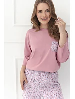 3629 DÁMSKE DLHÉ PYŽAMO AGNESSA S–XL