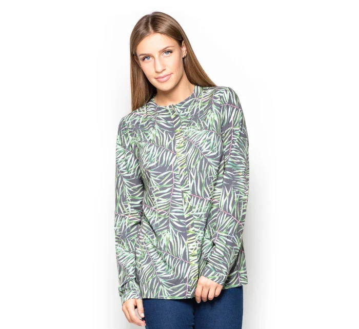 Košeľa s dlhým rukávom model 63915 Katrus