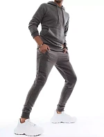 Pánska neizolovaná mikina, antracitová, FashionStreet AX0420