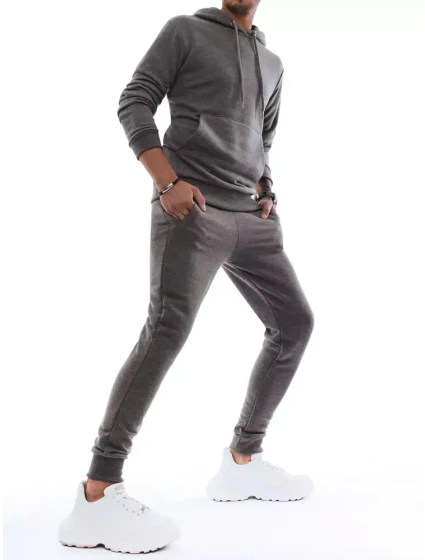 Pánská antracitová tepláková souprava Dstreet model 21963615 - FashionStreet