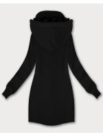 Dámska mikina so stojačikom a kapucňou LHD čierna (AMG-171)