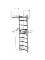 GYMNASTICKÝ REBRÍK S NASTAVITEĽNOU TYČOU A ZÁBRADLÍM BENCHK 732W