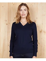 NEOBLU Sullivan Women Dámsky sveter s výstrihom do V 24.3988 night blue NEOBLU Sullivan Women Dámsky sveter s výstrihom do V 24.3988 night blue
