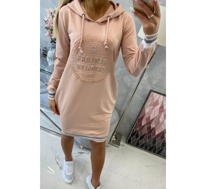 Brooklyn šaty tmavo púdrovo ružové Brooklyn šaty tmavo púdrovo ružové