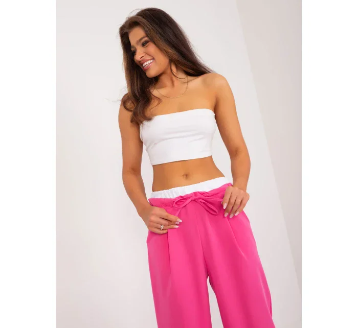 Spodnie DHJ SP model 21175319 fuksjowy - FPrice Spodnie DHJ SP model 21175319 fuksjowy - FPrice