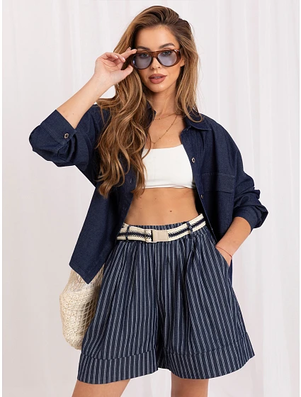 Szorty IT SN model 22222987 1.31 granatowy - FPrice Szorty IT SN model 22222987 1.31 granatowy - FPrice