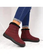 Dámske nepremokavé snehové topánky 9SN26-1467 EVE181C Burgundy - NOVINKY
