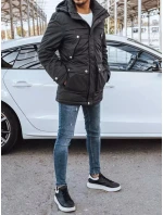 Pánská zimní bunda tmavě šedá Dstreet model 21966658 - FashionStreet