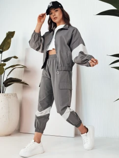 Dámska tepláková súprava HAROL tmavosivá FashionStreet AY1022