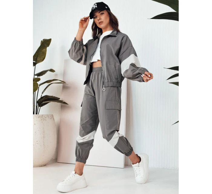 Dámská tepláková souprava tmavě šedá Dstreet model 21975294 - FashionStreet