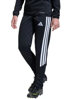 Dětské kalhoty Tiro 26 League Training Slim černobílé model 21858443 - ADIDAS