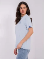 T shirt model 21821360 jasny niebieski - FPrice