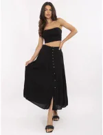 Spódnica model 21116745 czarny - FPrice Spódnica model 21116745 czarny - FPrice