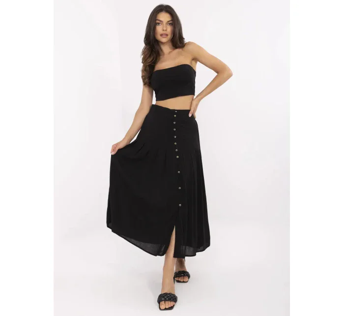 Spódnica model 21116745 czarny - FPrice Spódnica model 21116745 czarny - FPrice