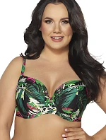 Vrchný diel plaviek s potlačou SK-201 green - Ava