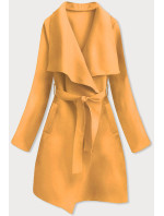 Žlutý dámský kabát model 17229056 - MADE IN ITALY