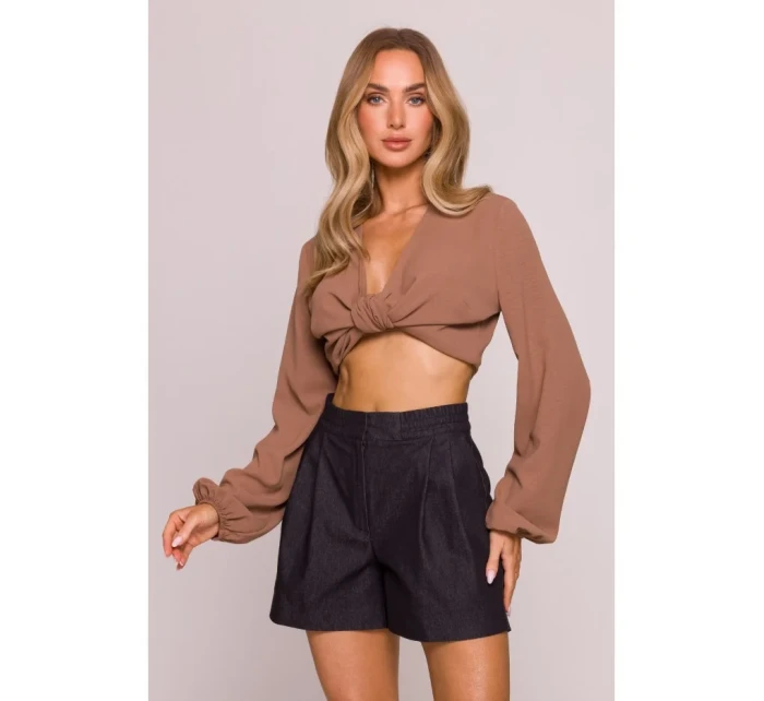 M860 Džínsové šortky - grafitové