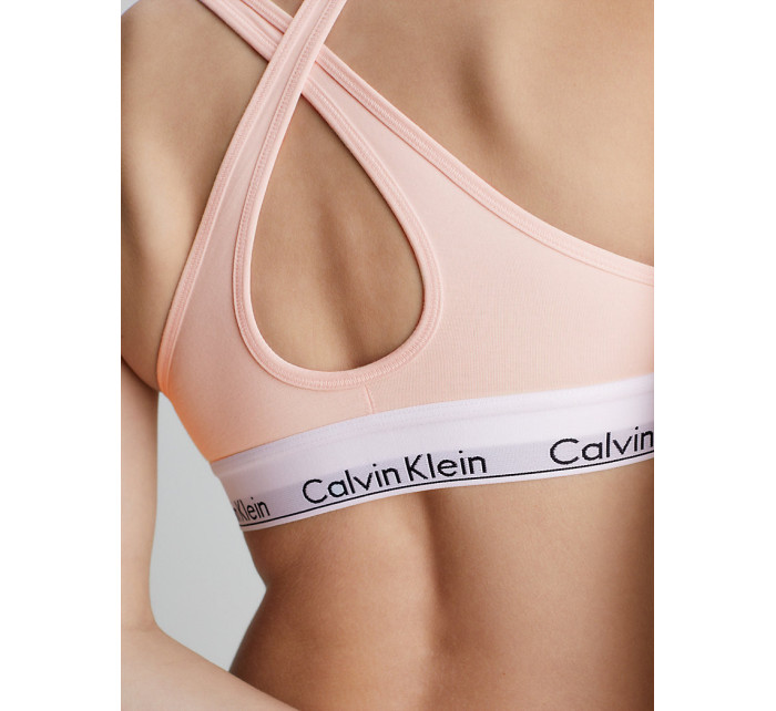 Dámska podprsenka Lift Bralette Modern Cotton000QF1654E2NT svetlo ružová - Calvin Klein