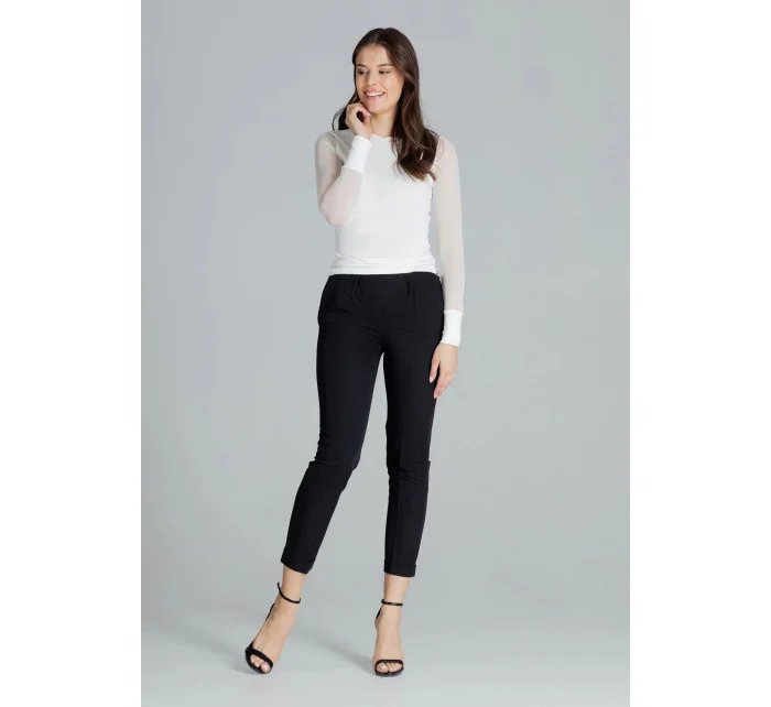 Dámská halenka model 18587062 krémová - Lenitif Dámská halenka model 18587062 krémová - Lenitif