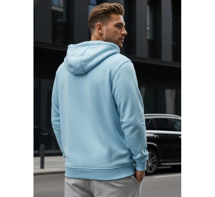 Pánská mikina s kapucí modrá Dstreet model 21962279 - FashionStreet
