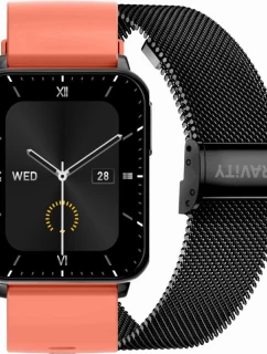 Inteligentné hodinky Gravity Red Black 2 Stripes GT17-10