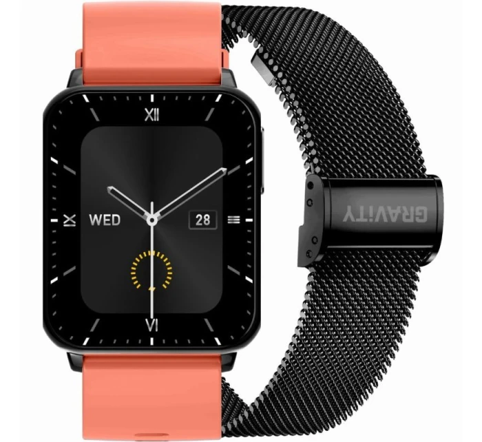 Chytré hodinky Red Black 2 Stripes model 21807461 - Gravity Chytré hodinky Red Black 2 Stripes model 21807461 - Gravity