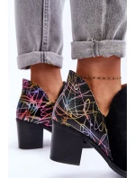 Dámské kožené boty na  černé model 21631083 - Maciejka