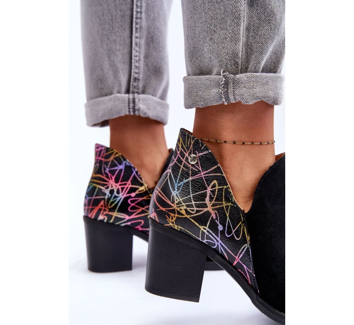 Dámské kožené boty na  černé model 21631083 - Maciejka