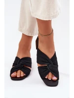 Dámské sandály na klínku model 21699753 černé - Maciejka