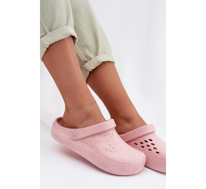Dámské chodaki s pěnou Big Star TT274A080 růžové