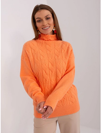 Sweter AT SW model 19309705 jasny pomarańczowy - FPrice