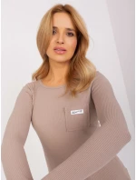 Bluzka RV BZ model 19069371 ciemny bezowy - FPrice