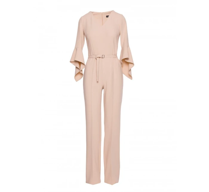 Kombinéza s rukávy béžová model 21319111 - STYLOVE