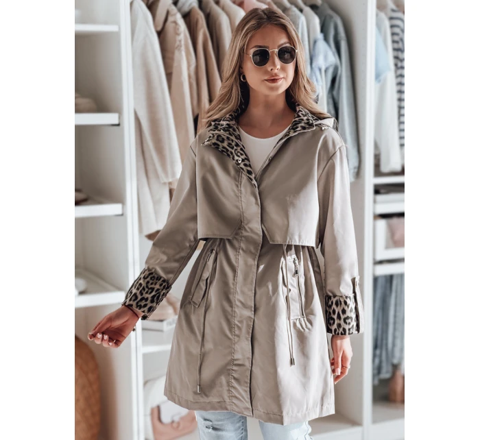 Dámská přechodná bunda béžová Dstreet model 21984302 - FashionStreet