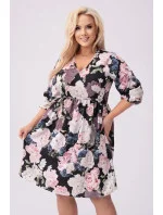 dámské letní květované šaty model 20070178 - Moon dámské letní květované šaty model 20070178 - Moon